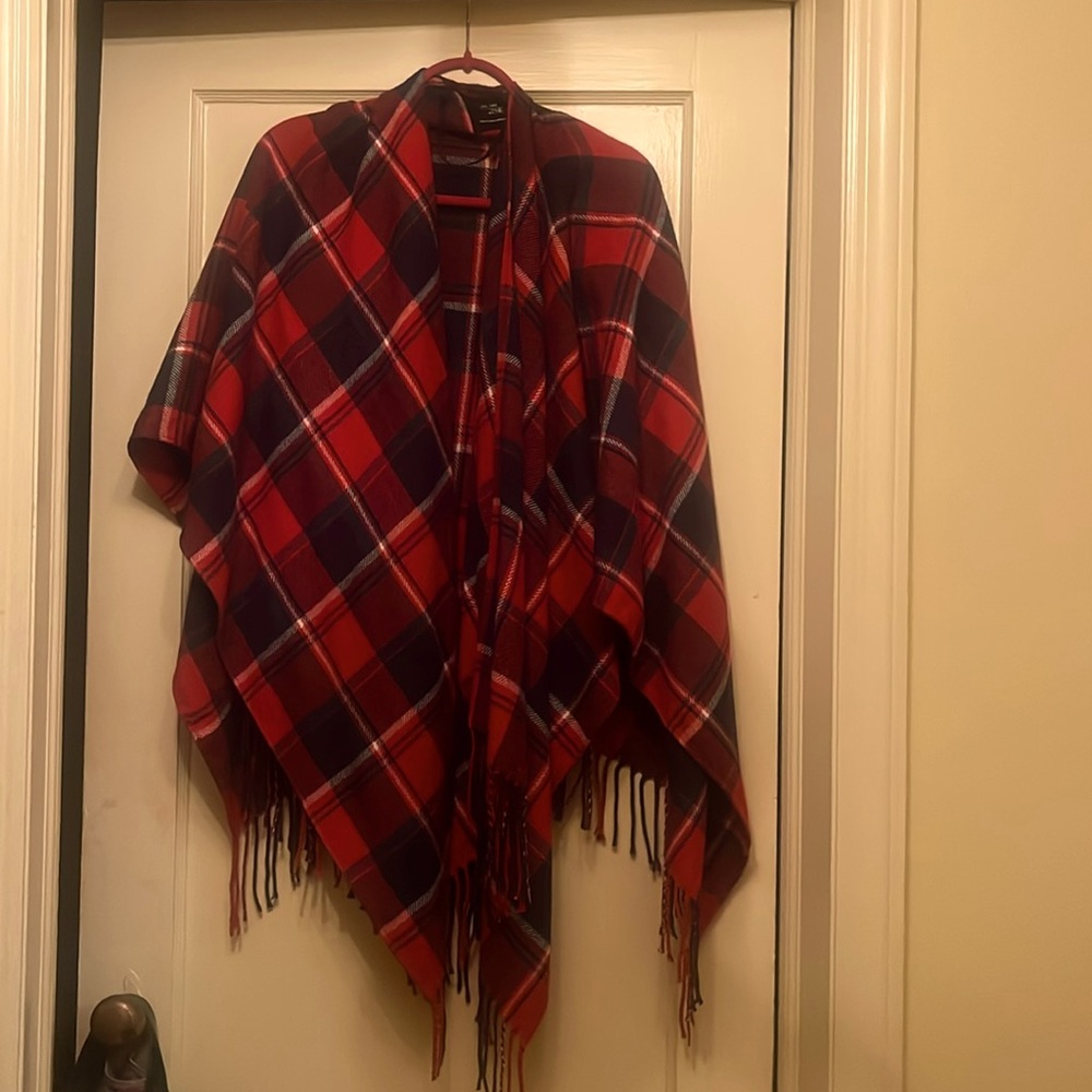 Ardene plaid blanket wrap